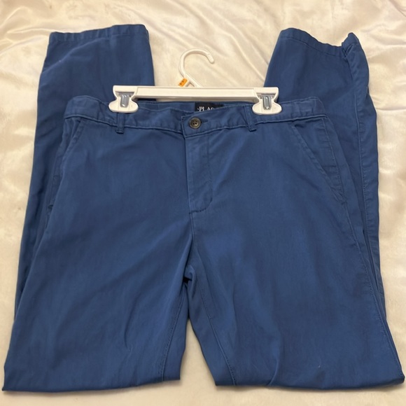 NWOT Boys 16 bundle Nautica Shortsleeve plaid top, blue long sleeve, CP pants - Picture 6 of 6